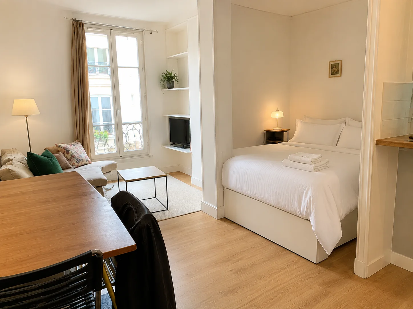 État des lieux au retour — Paris 10e, Studio 31 m²